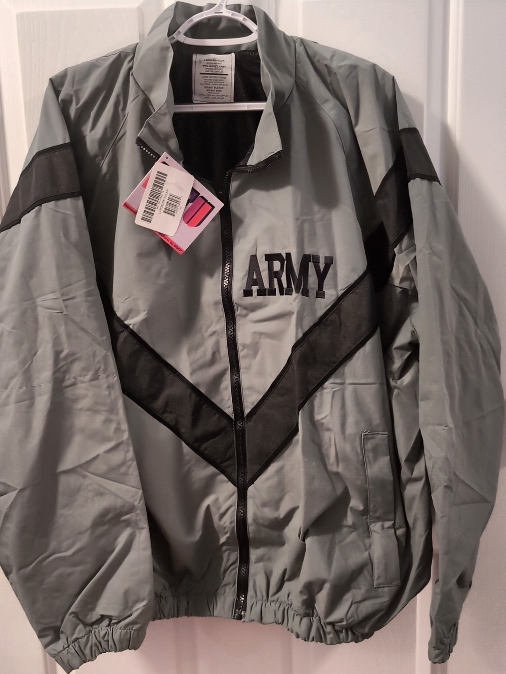 Men's Army Windbreaker Jacket NWT